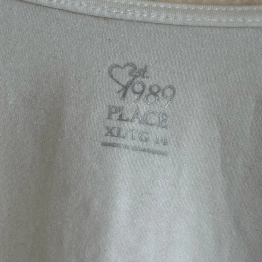 The Children's Place White Cropped Sweater with Short Sleeves